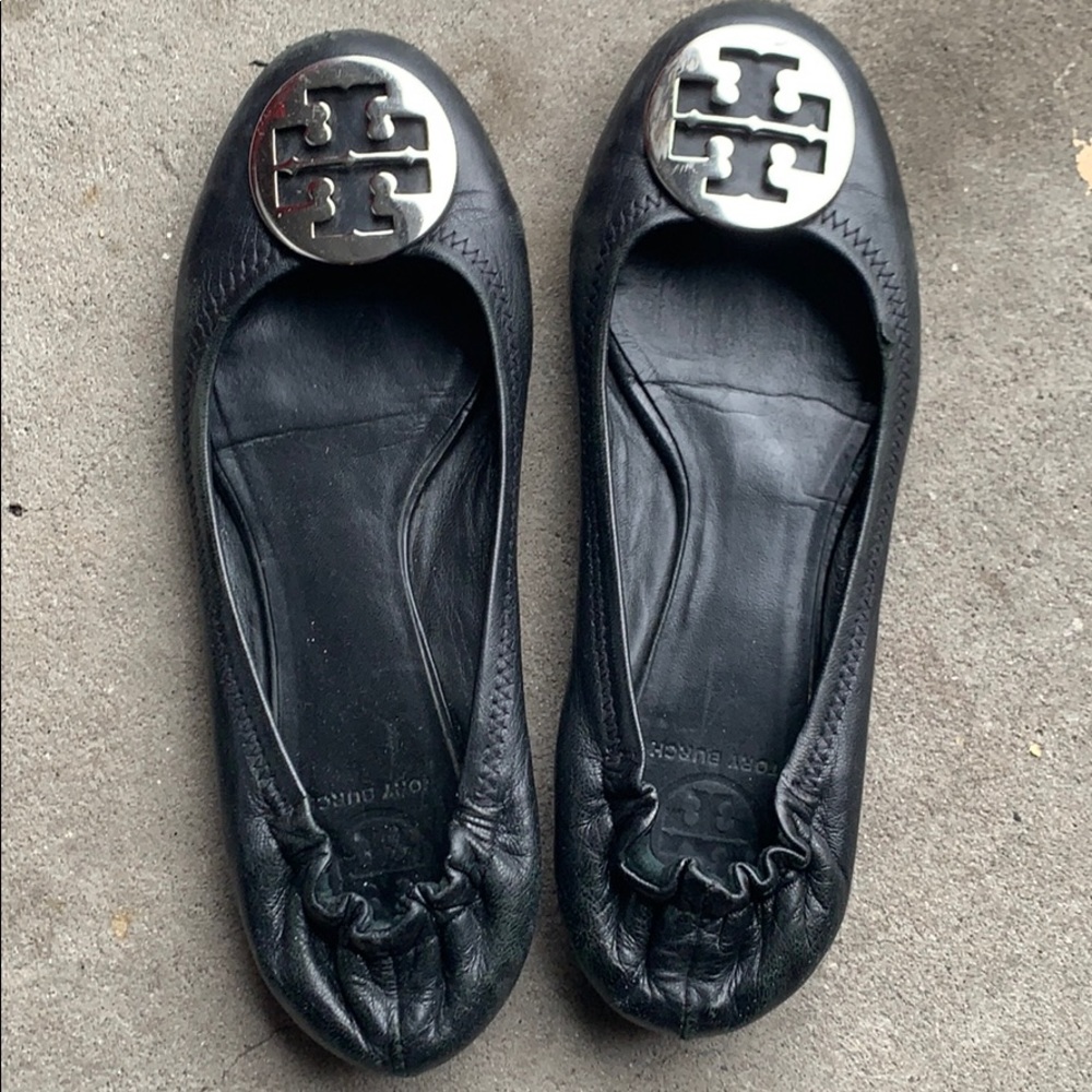 Tory Burch silver revas black